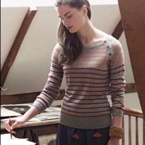 Anthropologie Sparrow Striped Sweater